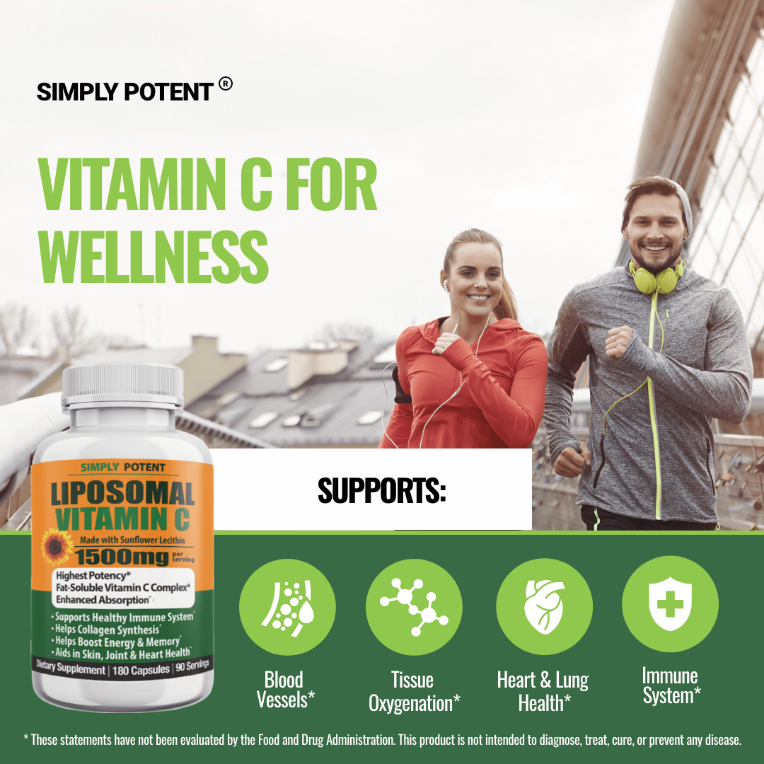 Simply Potent Liposomal Vitamin C 1500 Mg Supplement