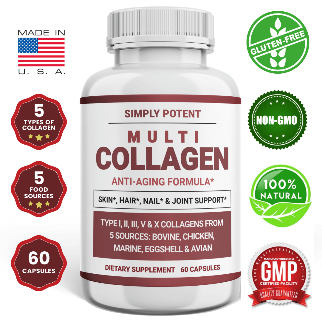 Amazing health benefits of Simply Potent Multi Collagen Capsules