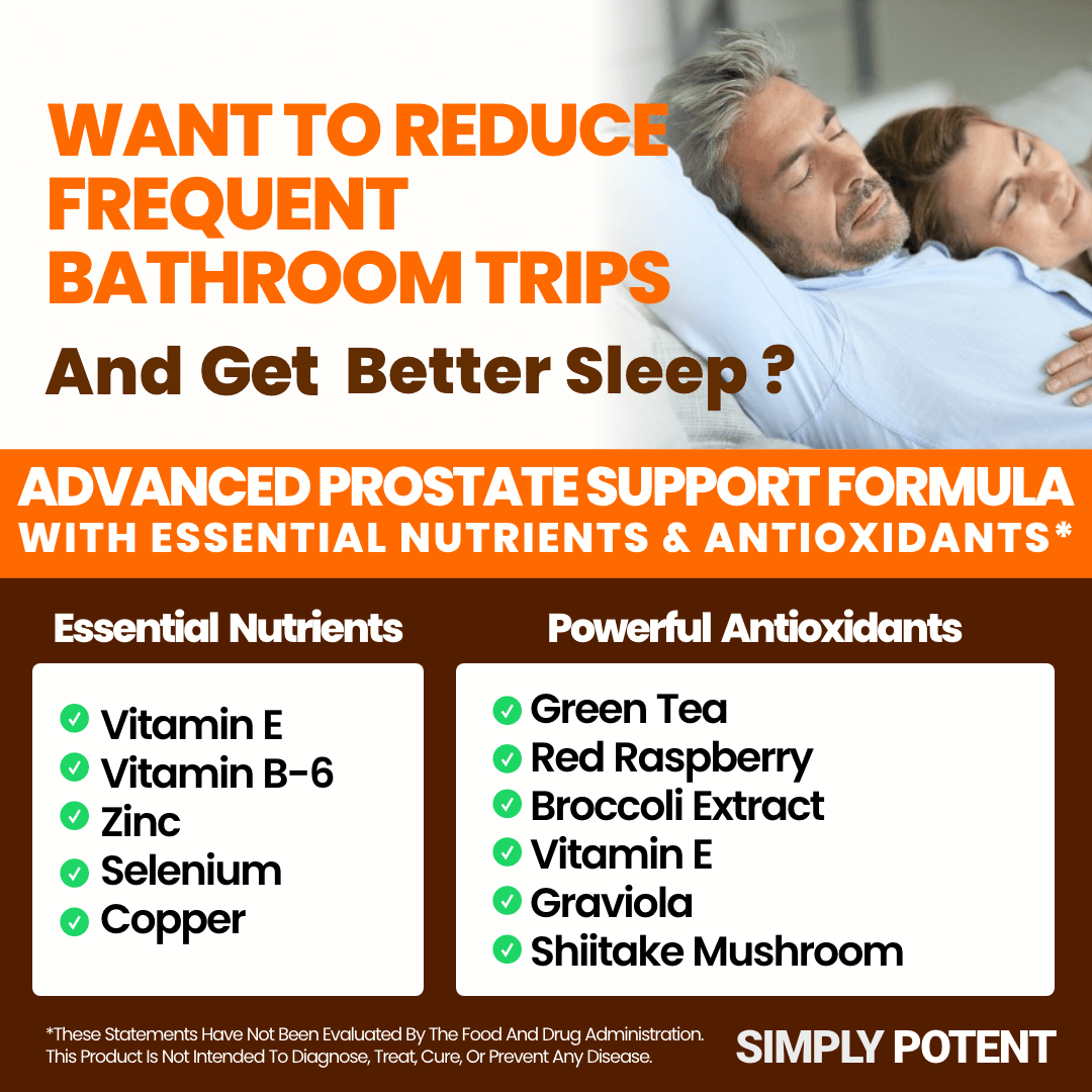 Simply Potent Prostate Pills helps to slow down hair loss & balding